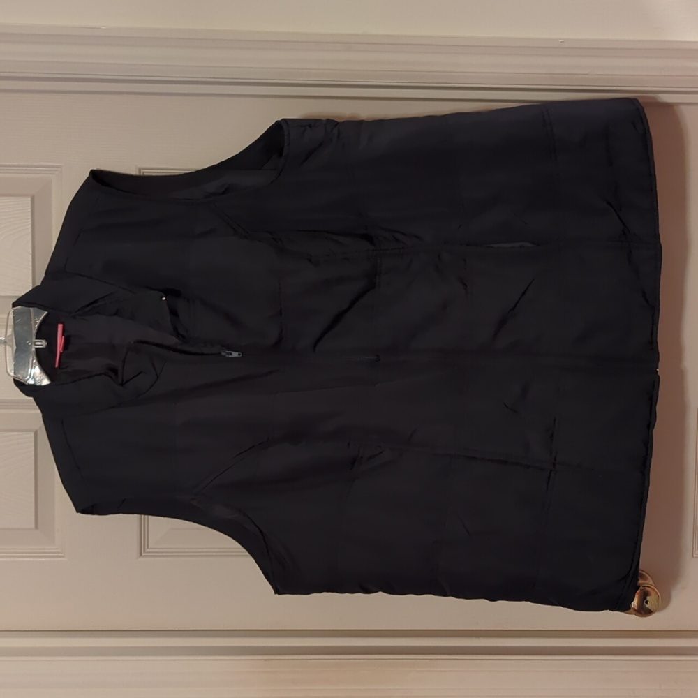 Woman Within Quilted Vest Black 30/32